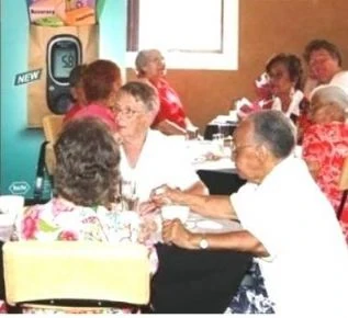 Some  of  the  prize winners  of  the Valentine  Breakfast